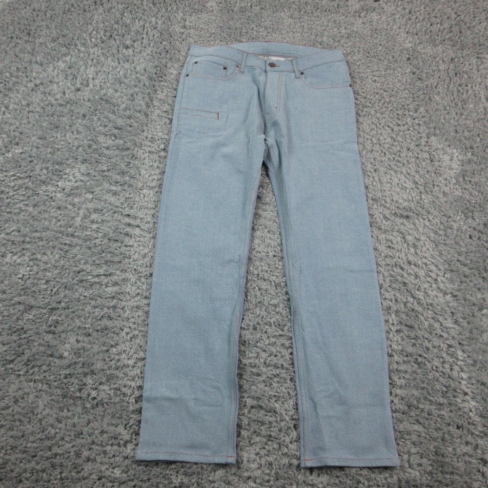 MTAILOR Jeans Mens 34x31* Light Blue Stretch Denim Straight Leg Pants